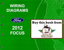 2012 Ford Focus Factory Electrical Wiring Diagrams Manual