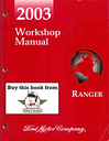 2003 Ford Ranger Factory Workshop Service Manual