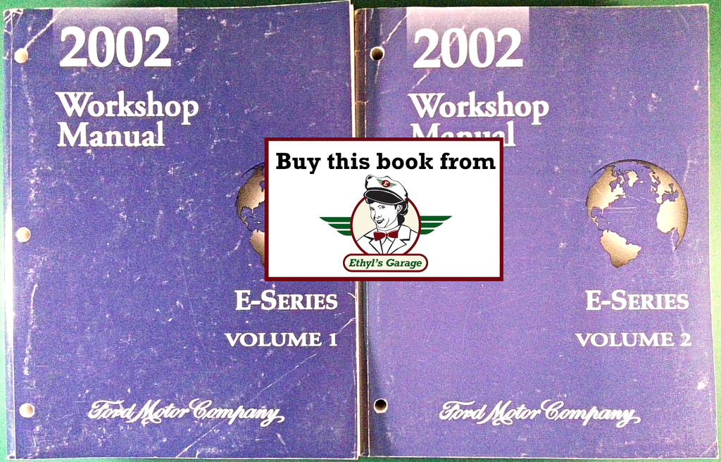 2002 Ford E-Series Econoline Factory Workshop Service Manual Set