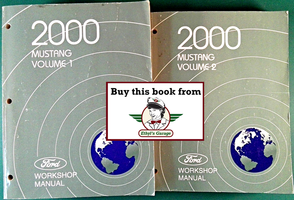2000 Ford Mustang Factory Workshop Service Manual Set
