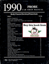 1990 Ford Probe Factory Shop Service Manual 