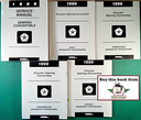 1999 Chrysler Sebring Convertible Factory Shop Repair Service & Diagnostic Manuals 5 Vol. Set