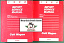 1990 Dodge/Plymouth Colt Wagon Factory Shop Repair Service & Electrical Manuals Set