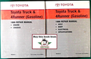 1986 Toyota Truck and 4Runner Factory Shop Service Repair Manual Set