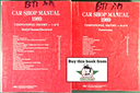 1989 Ford Tempo & Escort, Mercury Topaz Factory Shop Service Manual 2 Vol Set