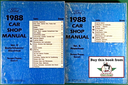 1988 Ford Tempo & Escort, Mercury Topaz Factory Shop Service Manual 2 Vol Set