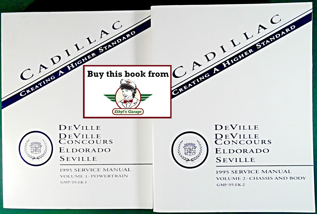 1995 Cadillac DeVille, Eldorado, Seville Factory Shop Service Repair Manual Set