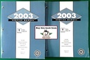 2003 Pontiac Vibe, Vibe GT Factory Shop Repair Service Manual 2 Vol. Set