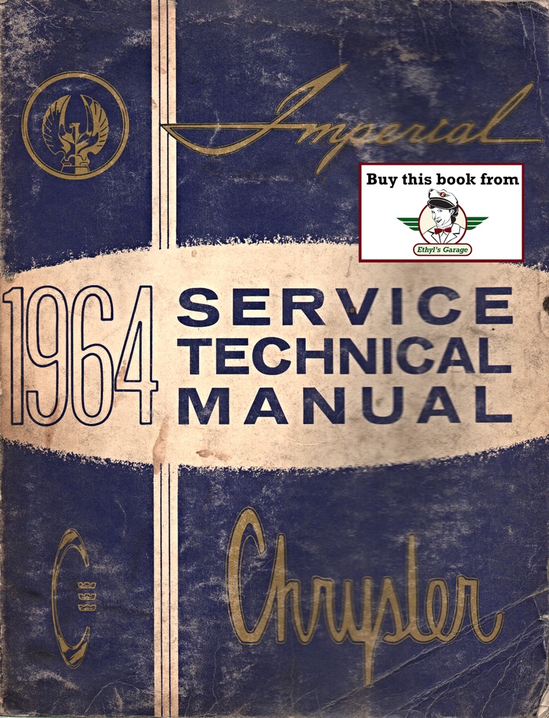 1963-1964 Imperial and Chrysler Shop Repair Technical Service Manual