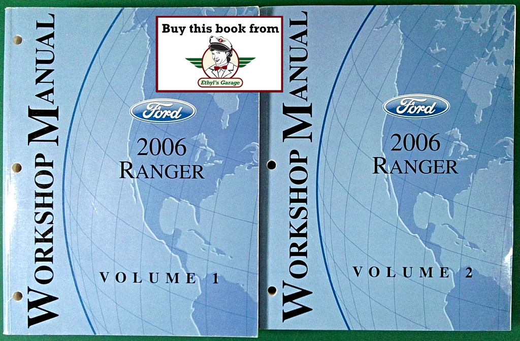 2006 Ford Ranger Pickup Truck Factory Workshop Repair Service Manual Set