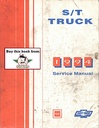 1994 Chevrolet/GMC S/T S-10 S-15 Pickup Sonoma Blazer Jimmy Factory Shop Repair Service Manual