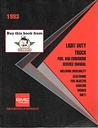 1993 GMC Light Truck Factory Fuel and Emissions Including Driveability Service Tune-Up Manual (Gas Engines)
