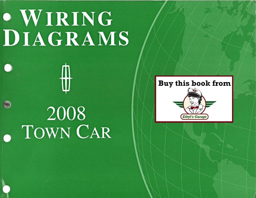 2008 Ford Lincoln Town Car Factory Electrical Wiring Diagrams Manual