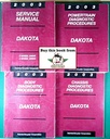 2003 Dodge Dakota Shop Repair Diagnostic Service Manual 4 Vol. Set