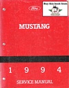 1994 Ford Mustang Original OEM Shop Repair Maintenance Service Manual