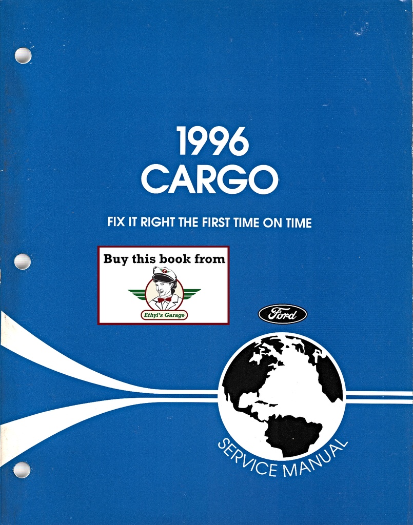 1996 Ford Cargo Medium/Heavy Truck Original OEM Factory Shop Repair Maintenance Service Manual