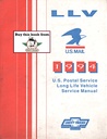 1994 Chevrolet LLV Postal Long Life Vehicle Shop Repair Service Manual