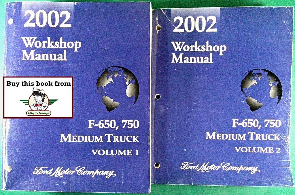 2002 Ford F-650 and F-750 Medium Truck Original OEM Factory Service Repair Workshop Manual