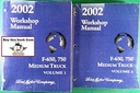 2002 Ford F-650 and F-750 Medium Truck Original OEM Factory Service Repair Workshop Manual