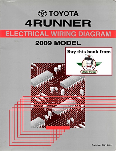 [TO2009EM10X0UA] 2009 Toyota 4Runner OEM Shop Service Repair Electrical Wiring Diagram Manual