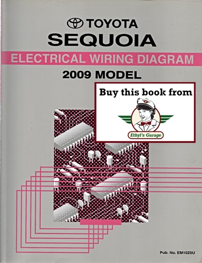 [TOY2009EM10Z0UA] 2009 Toyota Sequoia OEM Shop Service Repair Electrical Wiring Diagram Manual
