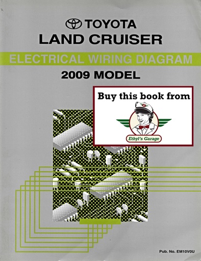 [TOY2009EM10V0UA] 2009 Toyota Land Cruiser URJ200 OEM Shop Service Repair Electrical Wiring Diagram Manual