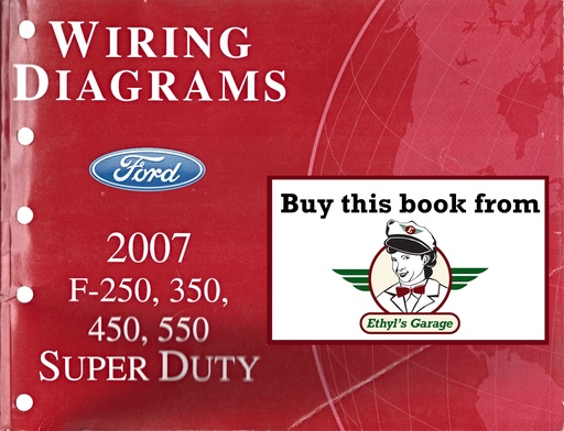 [FOR2007FCS1225407A] 2007 Ford F-250 F-350 F-450 F-550 Super Duty Pickup Electrical Wiring Diagrams Shop Service Repair Manual