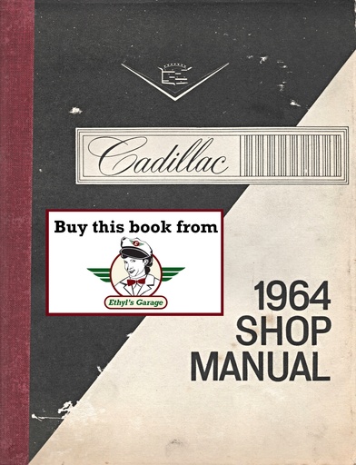 [CA19641099057963A] 1964 Cadillac de Ville, Fleetwood, Eldorado Shop Service Repair Manual