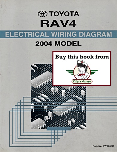 [TOY2004EWD556UA] 2004 Toyota RAV4 OEM Electrical Wiring Diagram Manual