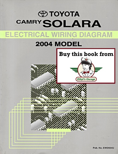[TOY2004EWD554UA] 2004 Toyota Camry Solara OEM Shop Service Repair Electrical Wiring Diagram Manual