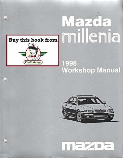 [MAZ199815901097GA] 1998 Mazda Millenia Workshop Shop Service Repair Manual
