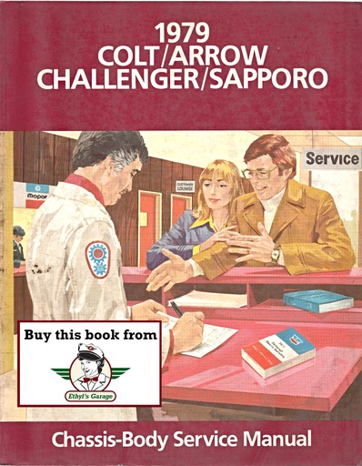 [MOP1979812709004A] 1979 Dodge/Plymouth Challenger/Sapporo/Colt/Arrow  Shop Maintenance Repair Service Manual