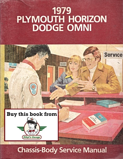 [MOP1979812709003A] 1979 Dodge/Plymouth Omni/Horizon/O24/TC3 Shop Maintenance Repair Service Manual