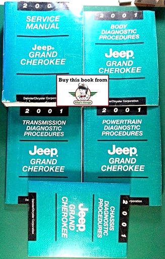 [JEE2001813701047A/5] 2001 Jeep Grand Cherokee Service & Diagnostic Manuals 5 Vol. Set