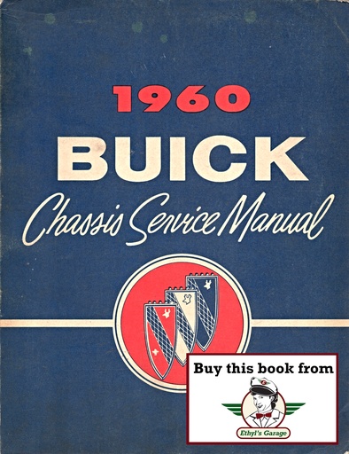 [BU1960BPSA] 1960 Buick Factory Repair Maintenance Shop Chassis Service Manual