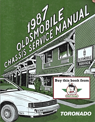 [OL1987TCSMA] 1987 Oldsmobile Toronado Factory OEM Shop Service Repair Chassis Manual
