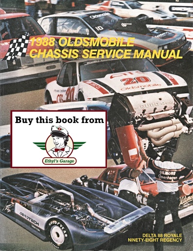 [OL19888898CSMA] 1988 Oldsmobile Delta 88, Ninety-Eight Factory Shop Service Repair Chassis Manual