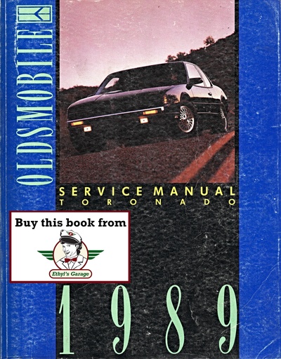 [OL1989TCSMA] 1989 Oldsmobile Toronado OEM Shop Service Repair Chassis Manual