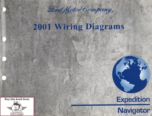 [FCS1288601A] 2001 Ford Expedition, Lincoln Navigator Factory Electrical Wiring Diagrams Manual
