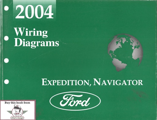 [FCS-12886-04A] 2004 Ford Expedition Lincoln Navigator OEM Factory Electrical Wiring Diagrams Manual