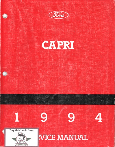 [FPS1218694] 1994 Mercury Capri Original OEM Shop Repair Maintenance Service Manual