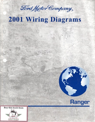 [FCS1212701A] 2001 Ford Ranger Pickup Factory Electrical Wiring Diagrams Manual