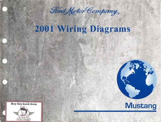 [FCS1212101A] 2001 Ford Mustang Factory Electrical Wiring Diagrams Manual
