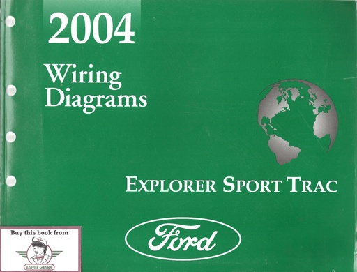 [FCS-12965-04A] 2004 Ford Explorer Sport Trac Electrical Wiring Diagrams Shop Service Repair Manual