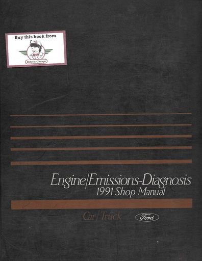 [FO1991FPS1210691A] 1991 Ford Car/Truck Engine/Emissions Diagnosis Shop Service Manual