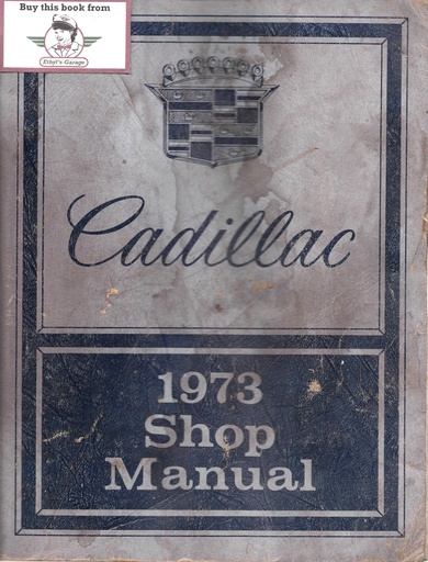 [CA19731099635A] 1973 Cadillac Shop Service Repair Manual