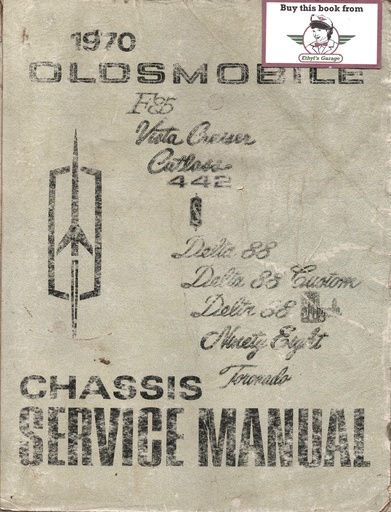 [OL1970CSMA] 1970 Oldsmobile Full Line Factory OEM Chassis Shop Service Repair Manual