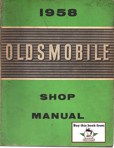 [OL1958SMA] 1958 Oldsmobile Factory OEM Shop Service Repair Manual w/Wiring Diagrams—88, Super 88, 98