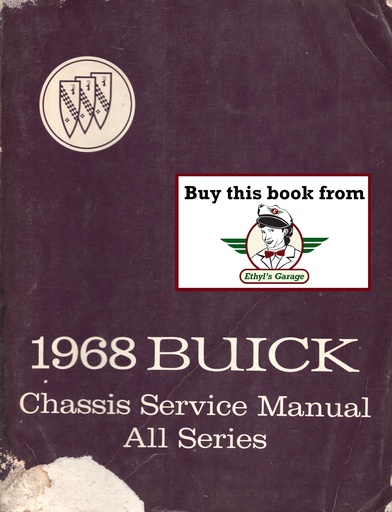 [BU1968CMSA] 1968 Buick Factory Repair Maintenance Shop Chassis Service Manual Wildcat Skylark GS350 GS400 Special Riviera LeSabre Electra