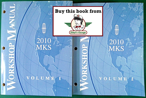 [FOR2010FCS1518010A/2] 2010 Ford Lincoln MKS Original OEM Factory Shop Service Workshop Manual Set